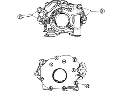 Dodge Ram 1500 Oil Pump - 53021622BE