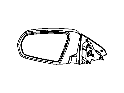 Mopar 68005345AA Glass-Mirror Replacement