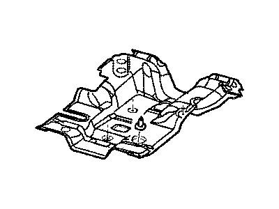 Mopar 55361058AG SILENCER-Floor Pan Front Tunnel