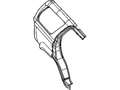 Mopar 5134161AD Panel-Body Side Aperture Rear