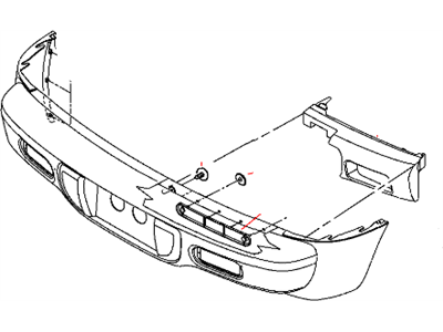 Mopar ZG97TZZAC FASCIA-Rear