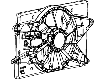 2013 Dodge Dart Engine Cooling Fan - 68189127AA