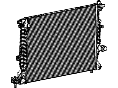 Mopar 55111483AB Engine Cooling Radiator