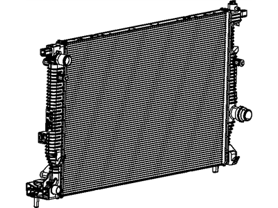 Dodge Dart Radiator - 55111483AB