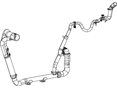 Mopar 68092561AF Hose-Radiator Outlet