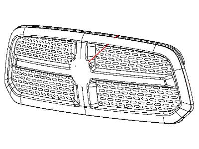 Mopar 68093930AB Grille-Radiator