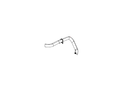 Mopar 68184908AB Hose-Radiator Inlet