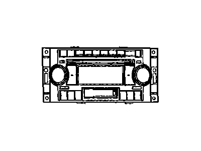 Mopar 5091176AA Radio-AM/FM With Cd And EQUALIZER