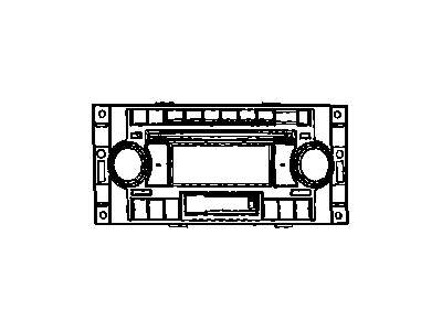 Mopar 5064172AE Radio-AM/FM With Cd And EQUALIZER