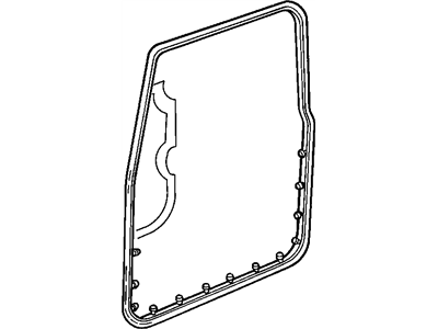 2000 Jeep Wrangler Door Seal - 55177260AB