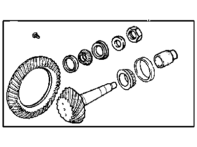 Mopar 5010321AB Gear Kit-Ring And PINION