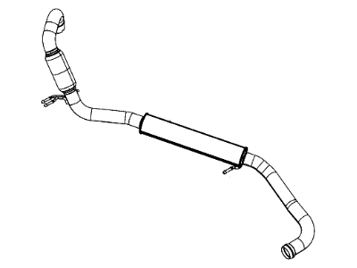 2016 Chrysler Town & Country Exhaust Pipe - 68040250AI