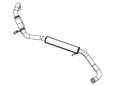 Ram C/V Exhaust Pipe - 68040250AI