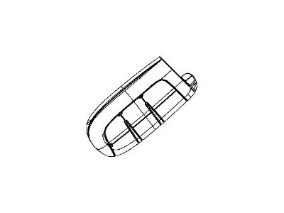 Mopar 5035188AB Key Fob-Integrated Key Fob