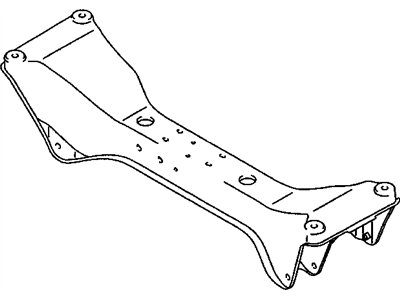 Mopar MR369145 CROSSMEMBER-Rear Suspension