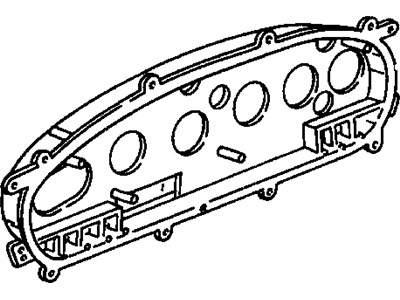 Mopar 4762812 Housing Instrument Cluster