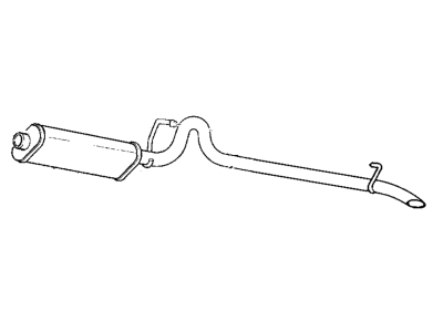 1997 Jeep Cherokee Muffler - E0055188