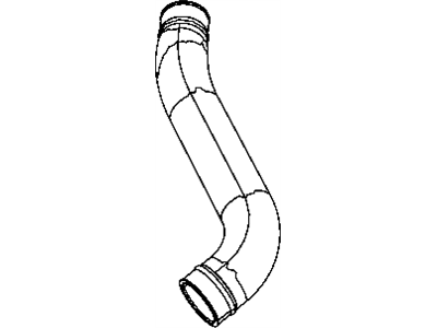 Mopar 4809883AB Hose-Charge Air Cooler To Turbo