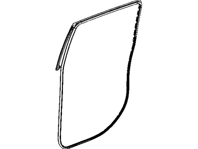 Mopar 55112362AC WEATHERST-Rear Door Mounted