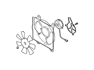 Dodge Stratus Fan Motor - MR958425