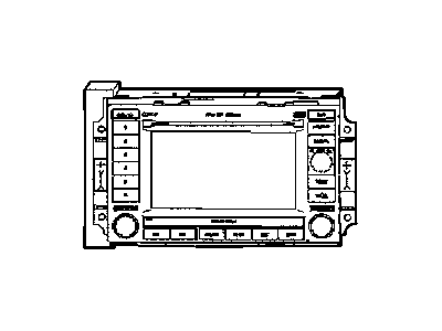 Mopar 56038646AE Radio-AM/FM Cd W/NAV/DVD & Cd-Ctr