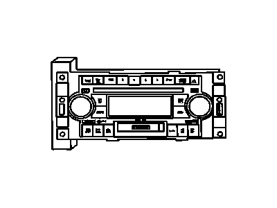 Mopar 5091523AN Radio-AM/FM/CASSETTE With Cd