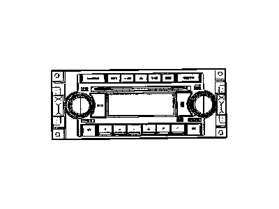 Mopar 5064071AA Radio-AM/FM With Cd