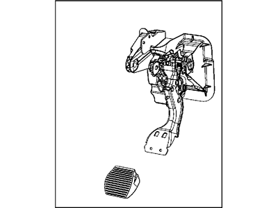 Mopar 4581621AB Bracket-Brake Pedal