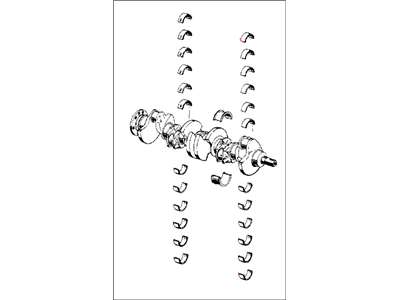 2003 Jeep Wrangler Crankshaft - 4864726AC