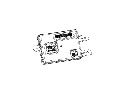 Mopar 5VC84DX9AB Air Conditioner And Heater Control