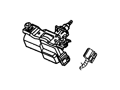 Mopar 55156325AC Motor-LIFTGATE WIPER