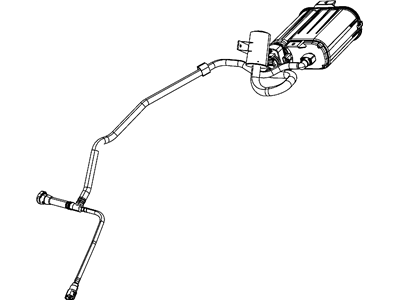 Mopar 5085454AB Hose-CANISTER To Vapor Line