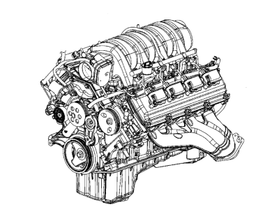 Mopar 5045472AB Engine-Complete