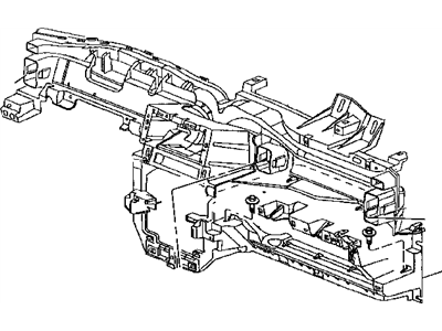 Mopar 55116407AE Duct-Instrument Panel