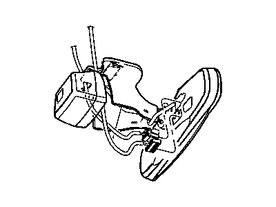 Mopar 55157058AB Inside Rear View Mirror