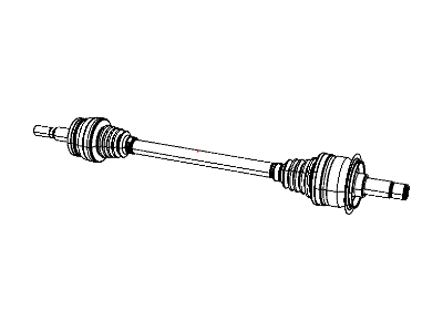 Mopar 4578034AE Axle Half Shaft