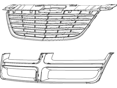 Mopar 68102305AA Grille-Radiator