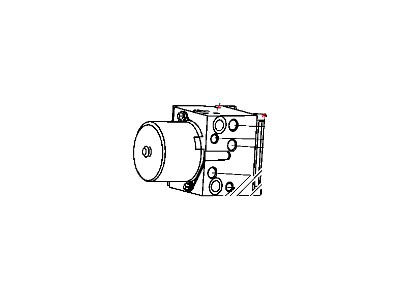 2007 Dodge Dakota ABS Control Module - 52010404AR