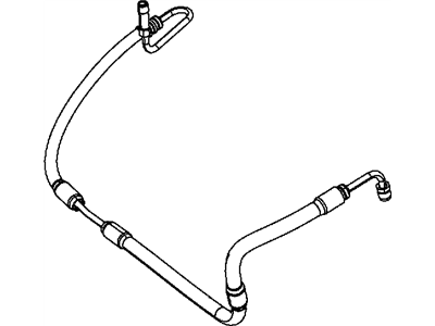 2012 Jeep Wrangler Power Steering Hose - 68078350AD