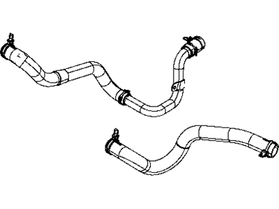 Mopar 5058294AB Hose-Radiator Outlet