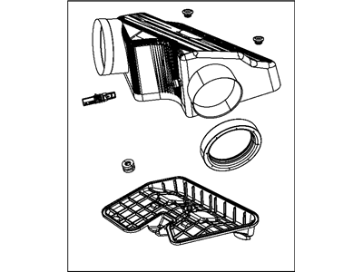 Mopar 4861731AC RESONATOR-Air Cleaner