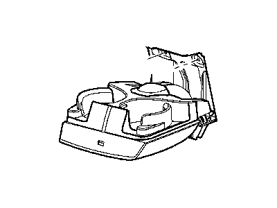 Mopar 5GT151DVAE CUPHOLDER-Instrument Panel