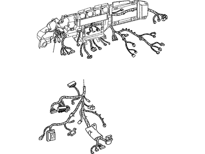 Mopar 5029631AA Wiring-Instrument Panel