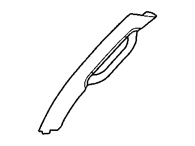 Mopar 5GM93TL2AI Molding-A Pillar Trim