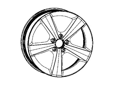 Mopar 1TH67JXYAA All Silver Inchwheel