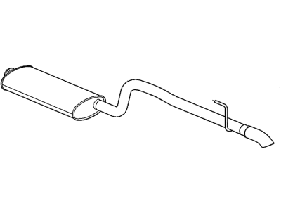 2004 Jeep Grand Cherokee Tail Pipe - 52080441AA