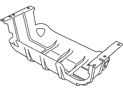 Jeep Liberty Fuel Tank Skid Plate - 52100332AF