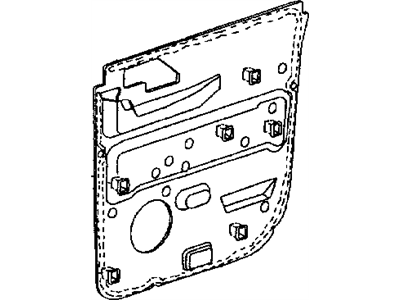 Mopar 55257220AC Shield-Rear Door