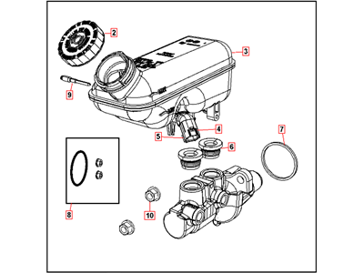 Dodge Grand Caravan Brake Master Cylinder - 4581491AA