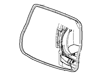 Mopar 5067749AB WEATHERSTRIP-LIFTGATE Opening